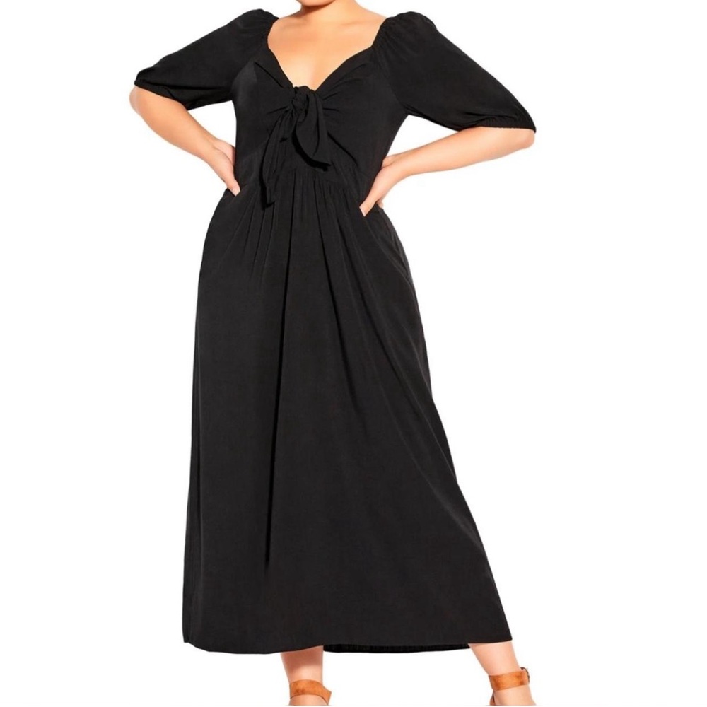 City Chic Capri Maxi Dress Excellent Condition Size XXl/24 Plus Size